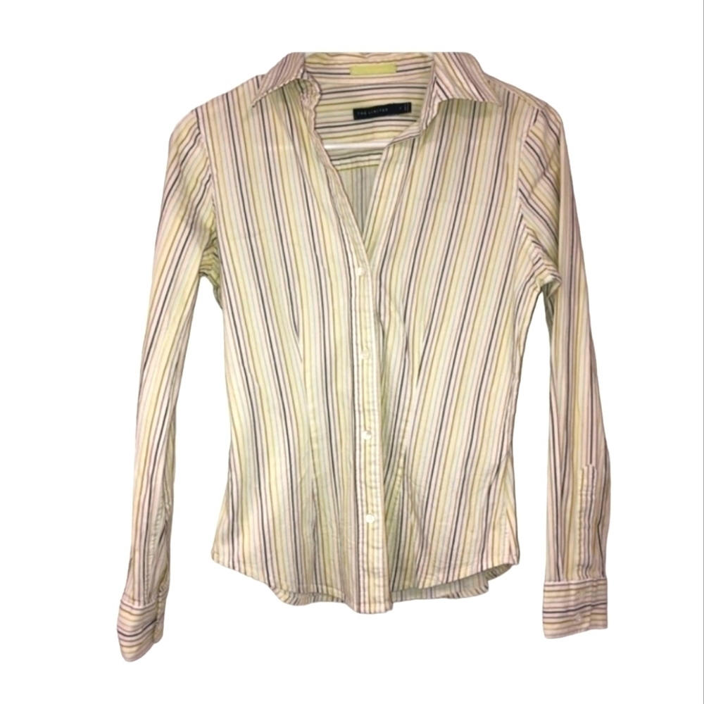 The limited size small button down long sleeve, Striped, cotton, shirt